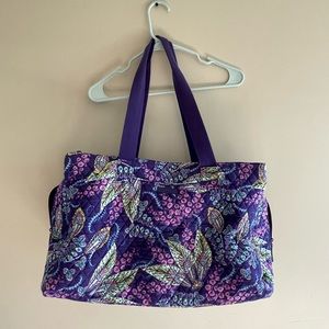 Vera Bradley Batick Leaves Laptop Tote Bag